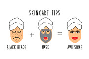 Cute and simple skincare tips for