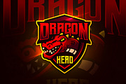 Dragon Head - Mascot & Esport Logo
