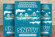 Snow & Ice Festival Flyer Template