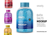 Bath salts mockup