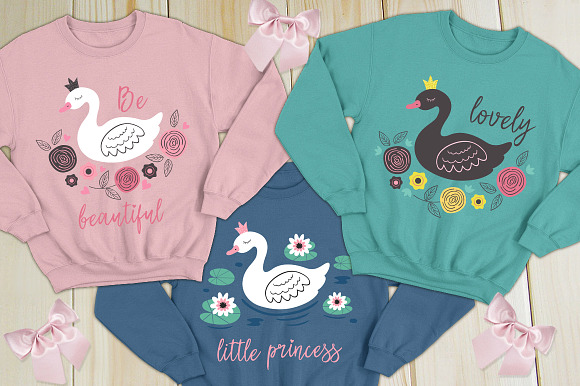 swan princess pattern collection in Patterns - product preview 9
