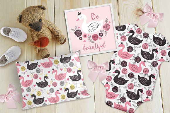 swan princess pattern collection in Patterns - product preview 10