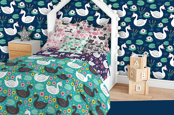 swan princess pattern collection in Patterns - product preview 12