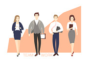 Teamwork concept illustration