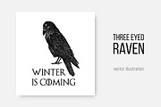 The Three-Eyed Raven illustration