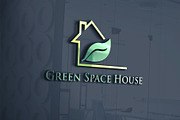 Green Home Logo Template