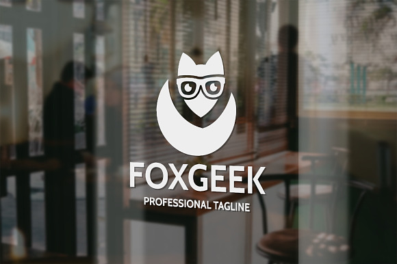 Fox Geek Logo in Logo Templates - product preview 1