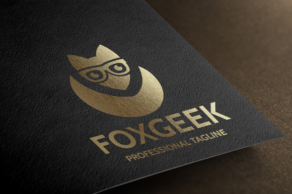 Fox Geek Logo in Logo Templates - product preview 4