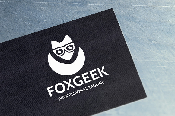 Fox Geek Logo in Logo Templates - product preview 5