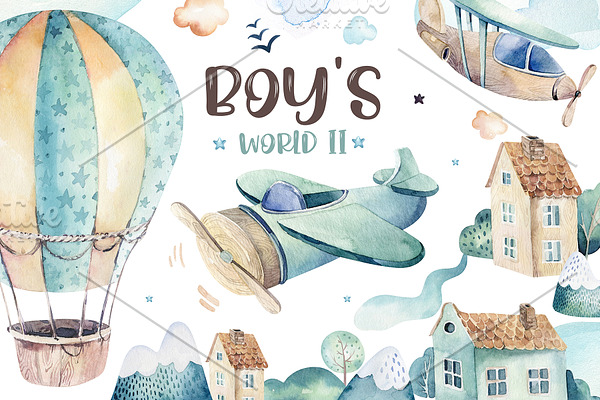 Boy's collection II. In the sky!