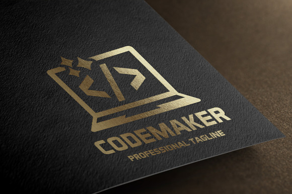Code Maker Logo in Logo Templates - product preview 4