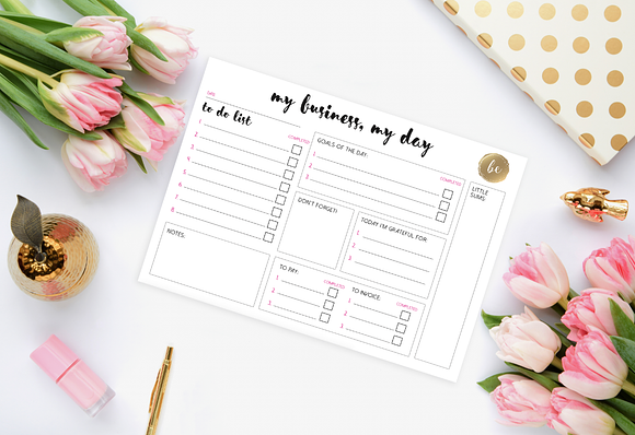 Work from home - Printable Planner in Stationery Templates - product preview 4