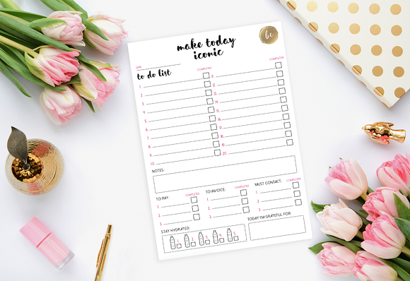 Work from home - Printable Planner in Stationery Templates - product preview 6