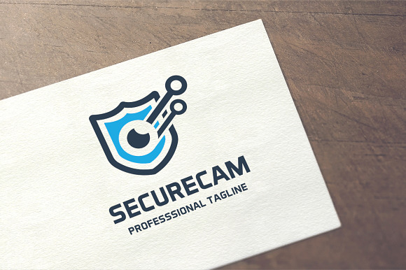 Secure Cam Logo in Logo Templates - product preview 2