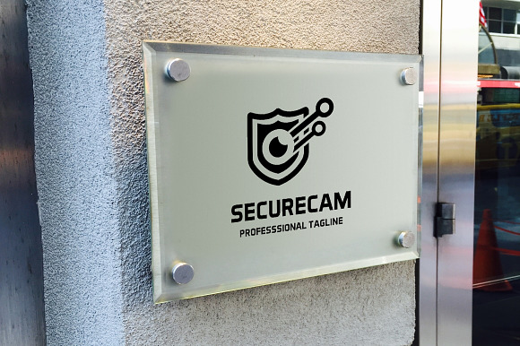 Secure Cam Logo in Logo Templates - product preview 3