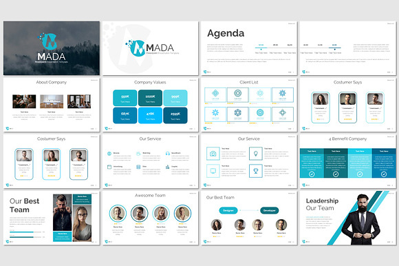 Mada - Keynote Template in Keynote Templates - product preview 1