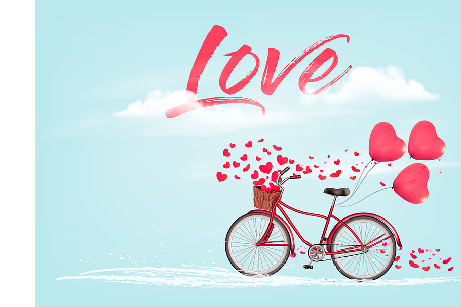 Valentine's Day background. Vector in Illustrations - product preview 8