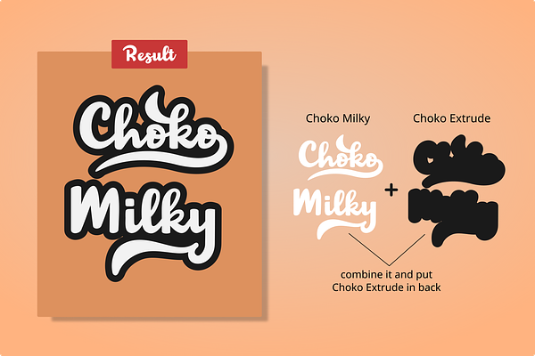 Choko Milky // fun and bold fonts