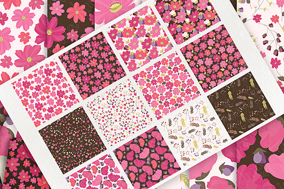 Cosmos 01 - Seamless Patterns in Patterns - product preview 1