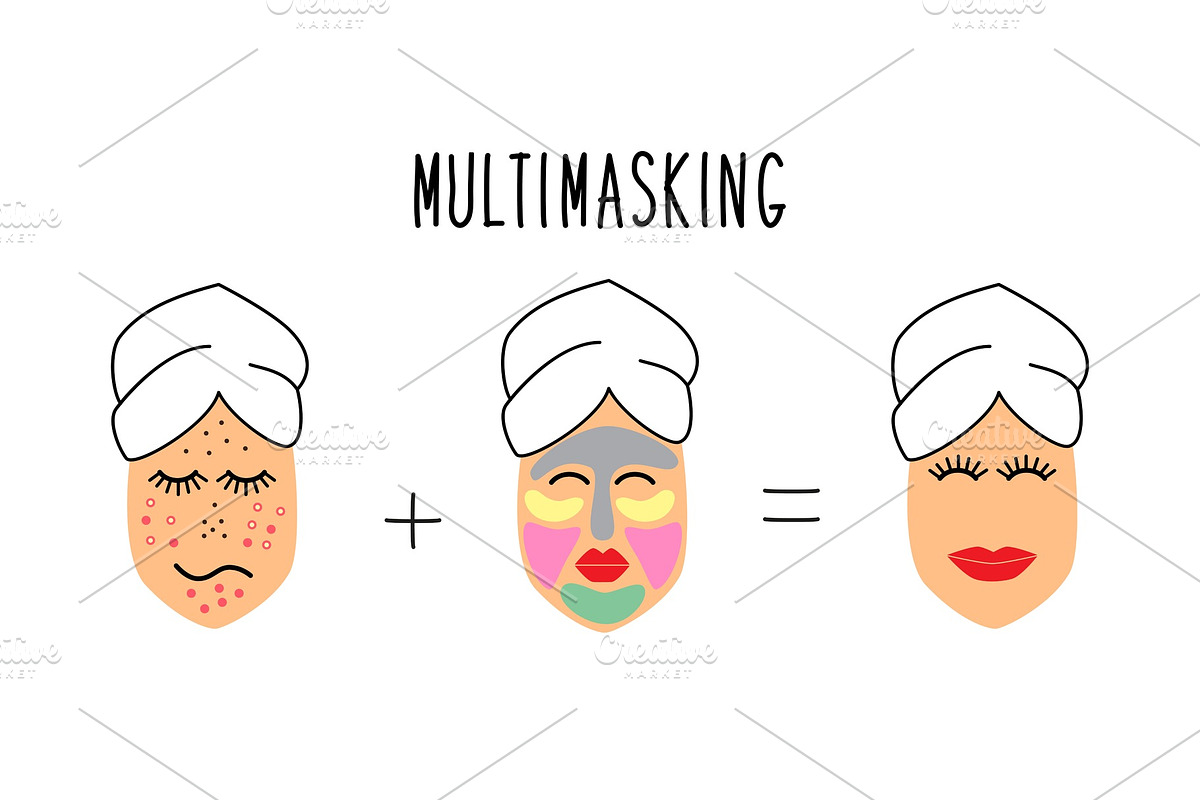 Cute and simple skincare tips for in Illustrations - product preview 8