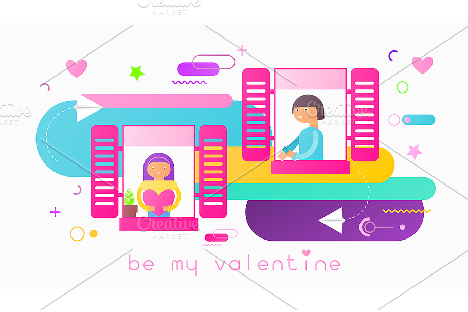 Valentines Day Card in Illustrations - product preview 8