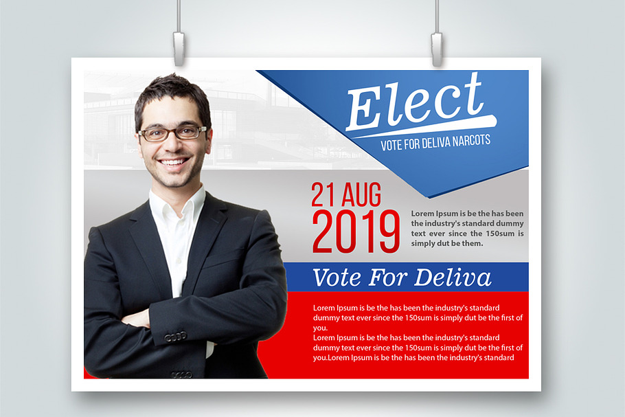 Voting Psd Vertical Flyer Templates in Flyer Templates - product preview 8