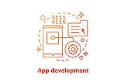 App development concept icon
