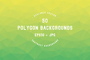 50 Polygon Backgrounds