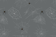 Collection of spiders and webs patte