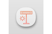Infrared heater app icon