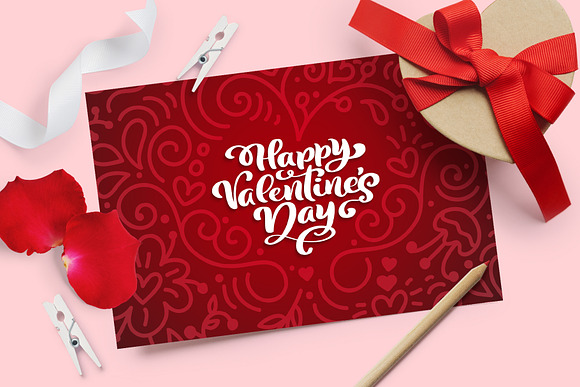 Valentine Vector Greeting Cards in Objects - product preview 2