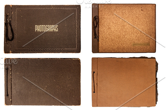 Vintage Photo Album Cover Textures in Textures - product preview 2