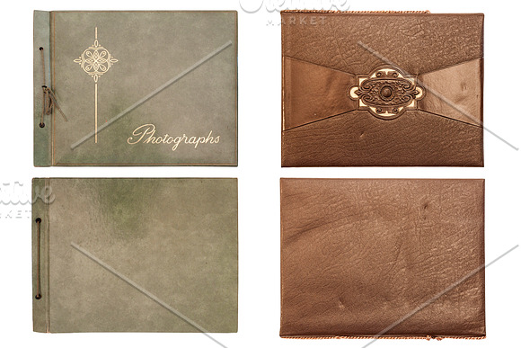 Vintage Photo Album Cover Textures in Textures - product preview 5