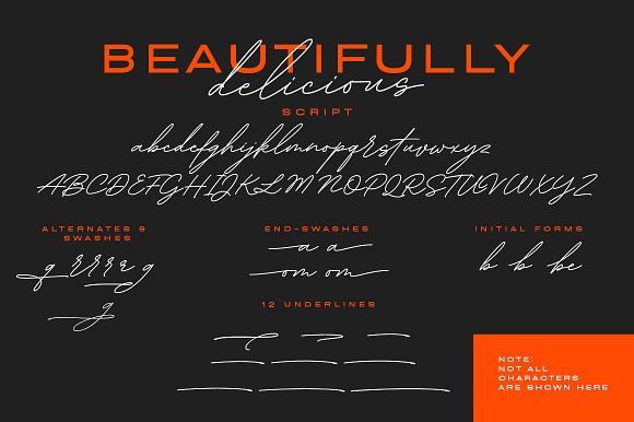 Beautifully Delicious Value Pack in Fonts - product preview 10
