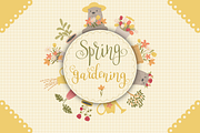 Spring Gardening Hand Drawn Bundle