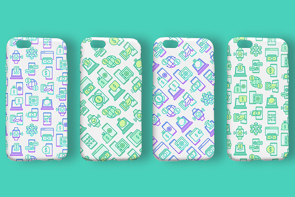 Online Banking Patterns Collection in Patterns - product preview 1