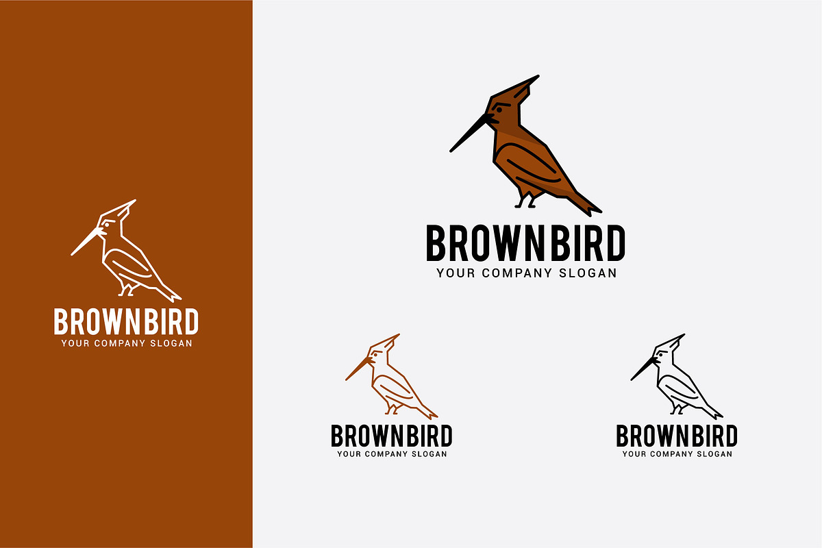 brown bird logo in Logo Templates - product preview 8