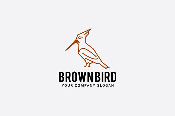 brown bird logo in Logo Templates - product preview 3
