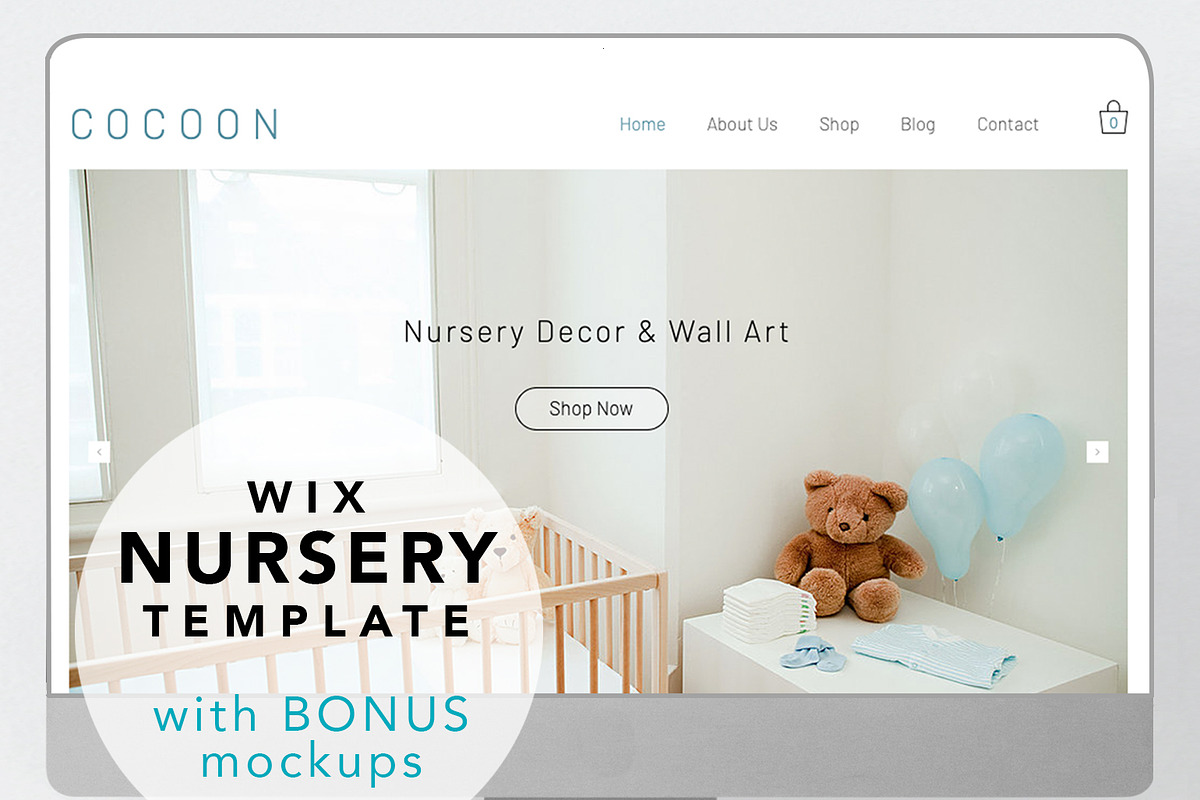 Wix website template - kids nursery in Website Templates - product preview 8