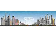 Welcome to Dubai UAE Skyline 