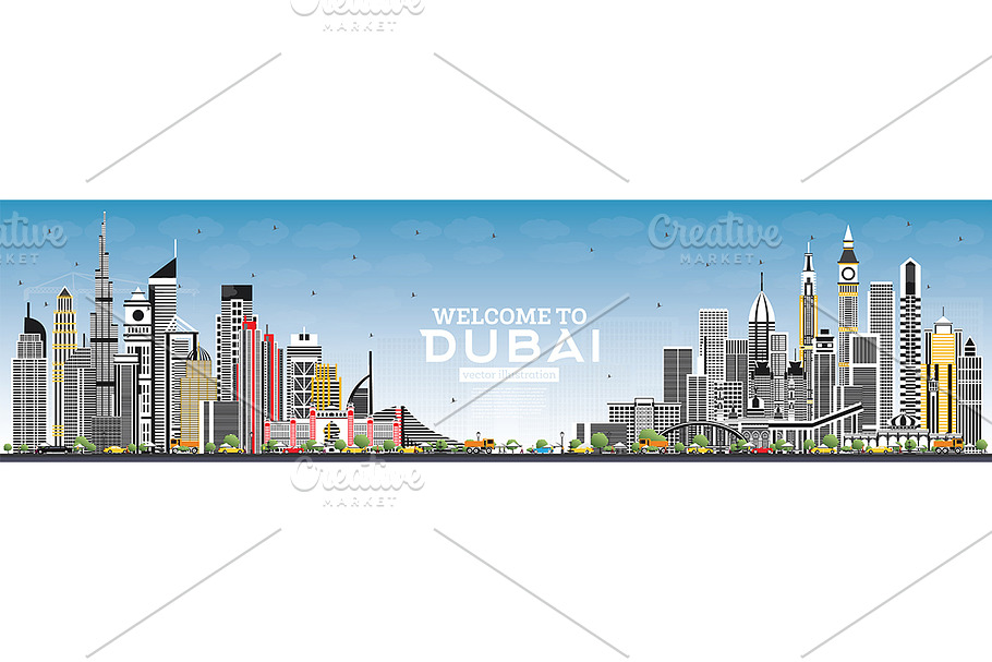 Welcome to Dubai UAE Skyline 