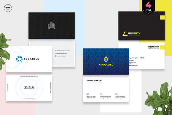 Corporate Business Card Pack in Business Card Templates - product preview 1