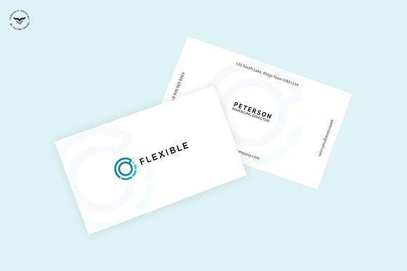 Corporate Business Card Pack in Business Card Templates - product preview 4