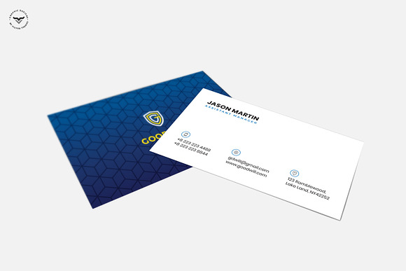 Corporate Business Card Pack in Business Card Templates - product preview 6