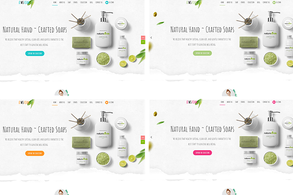 WS Foam Soap wordpress theme in WordPress Commerce Themes - product preview 1