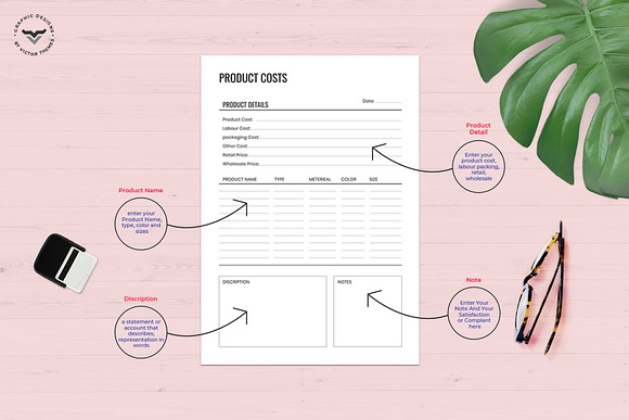 Ultimate Project Cost Planner in Stationery Templates - product preview 2