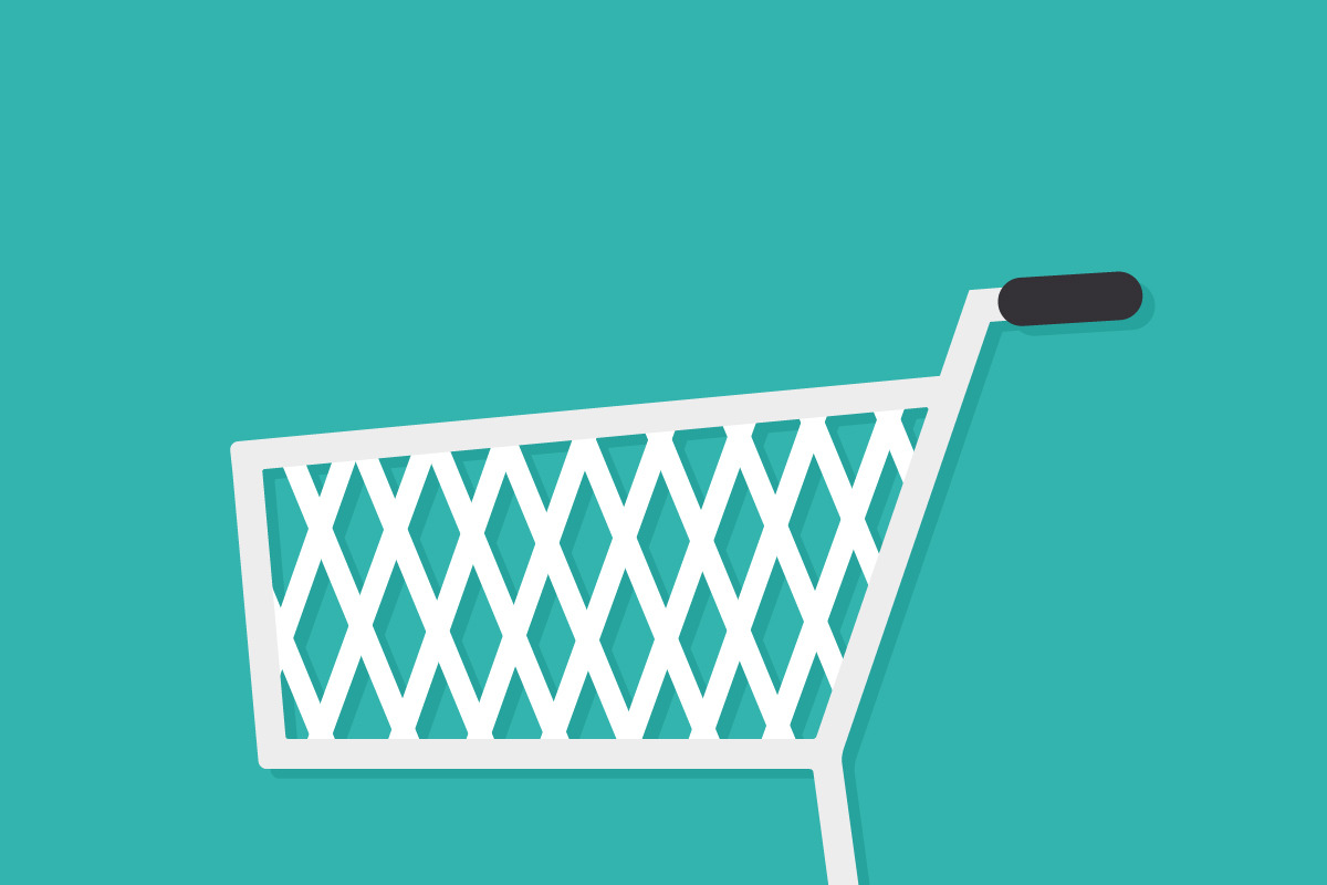 Shopping Cart icon flat design in Illustrations - product preview 8