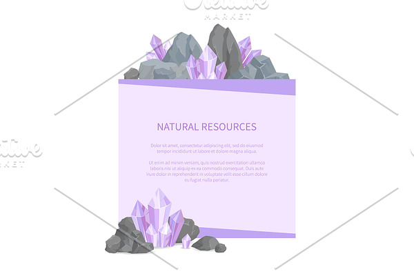 Natural Resources Poster with