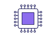Processor color icon