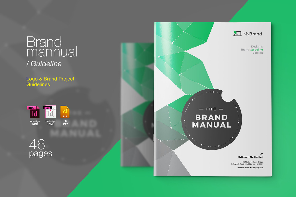 Brand Guideline Brochure in Brochure Templates - product preview 8